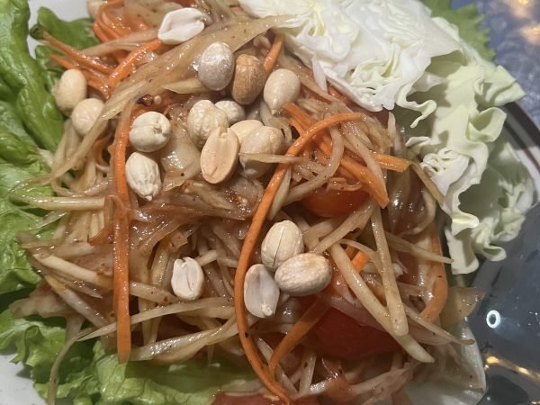 papaya salad vegan